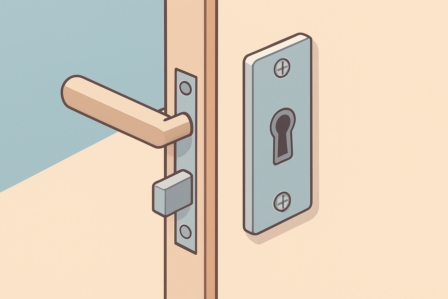 ドア側面のフロントプレート刻印の確認イメージ