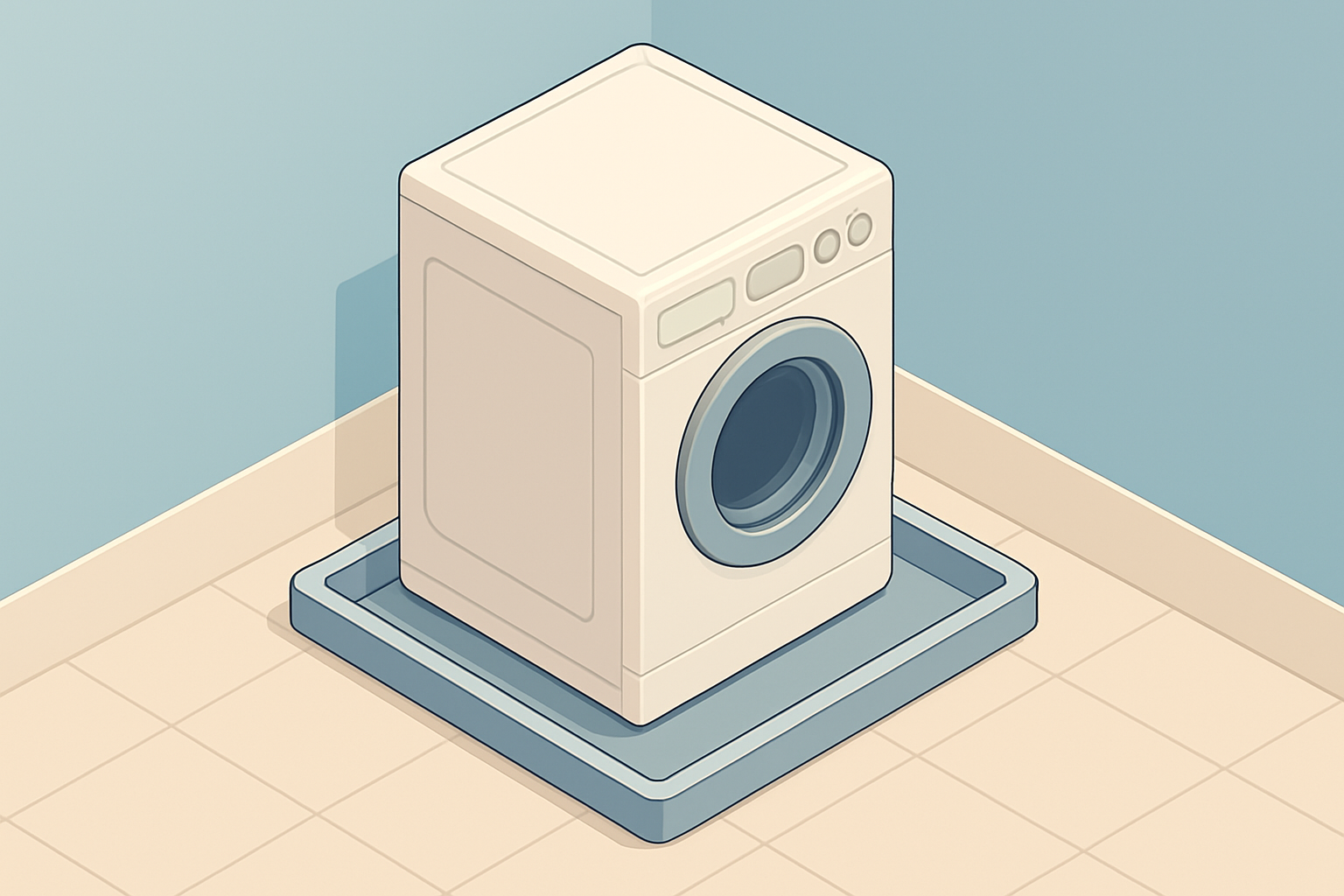 防水パンの設置イメージ写真