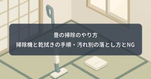 tatami-cleaning