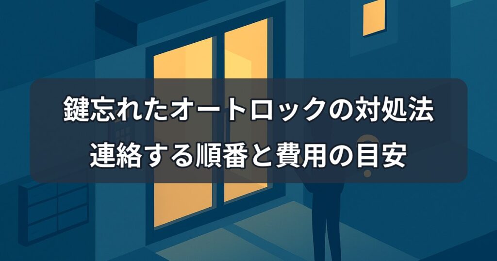autolock-key-forgot